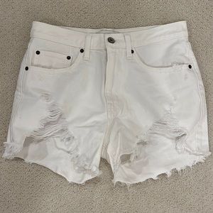 Mid-Rise Abercrombie Denim Shorts - Size 25